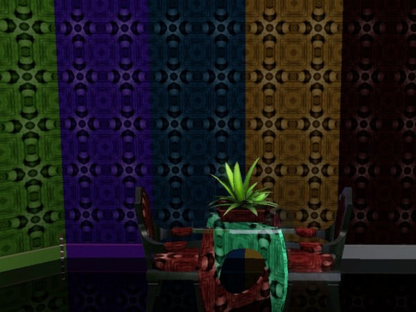 Sims 3 — -Multi color flower pattern by TrudieOpp — Multicolor abstract patterns