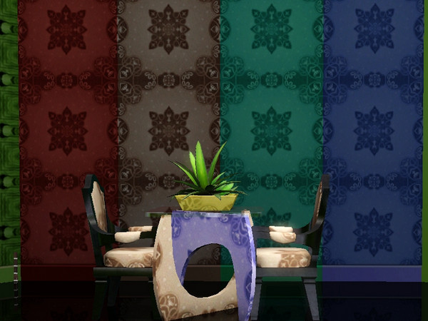 Sims 3 — Multi color flower 1 fabric by TrudieOpp — Multi color flower 1 fabric