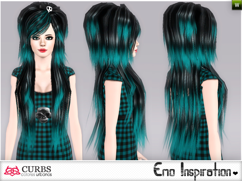 The Sims Resource - Cabelo curto e emo