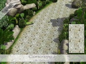 Sims 3 — Concrete 4 by Pralinesims — By Pralinesims