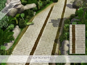 Sims 3 — Concrete 5 by Pralinesims — By Pralinesims