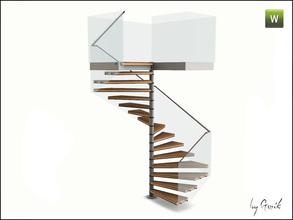 Sims 3 — Nex square spiral stairs by Gosik — Made by Gosik at The Sims Resource. TSRAA