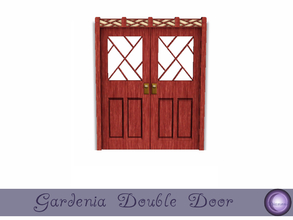 Sims 3 — Gardenia Double Door by D2Diamond — Double door to compliment the Gardenia Collection. Double the door double