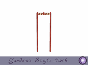 Sims 3 — Gardenia Single Arch by D2Diamond — Single Arch to compliment the Gardenia Collection.
