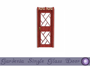 Sims 3 — Gardenia Single Glass Door by D2Diamond — Single glass door to compliment the Gardenia Collection.