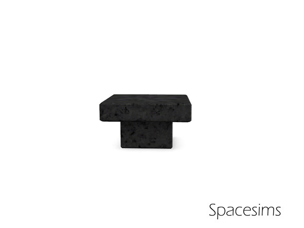 Sims 3 — Axel living room - Coffee table by spacesims — A modern cubic coffee table.