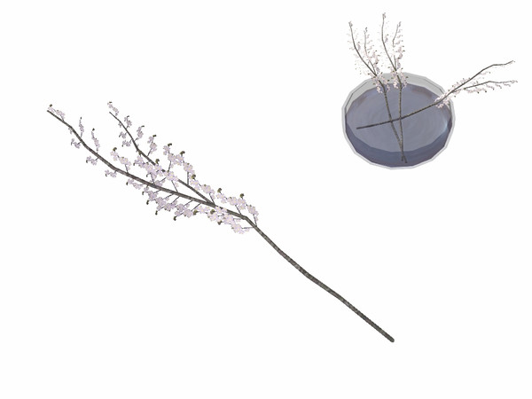 Sims 3 — Noci Stem with Flowers by Flovv — A pretty stem with flowers.