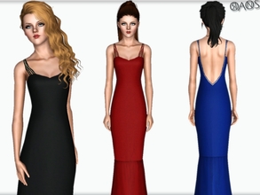 Sims 3 — Pammy Dress by OranosTR — 1 Recorable Part. Custom mesh by me.