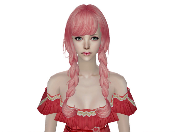 Sims 2 — Skysims-Hair-225 Pink by Skysims — 