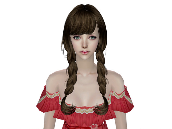 Sims 2 — Skysims-Hair-225 Brown2 by Skysims — 