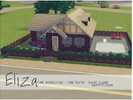 Sims 3 — Eliza by happytoxin — Don't be fooled by the size of this home! While it may have one bedroom and one bath, it's