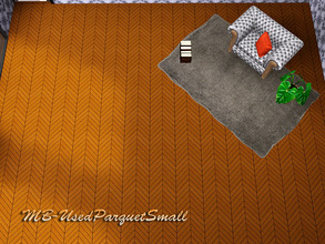 Sims 3 — MB-UsedParquetSmall by matomibotaki — Small wooden parquet pattern with 4 recolorable palettes, to find under -