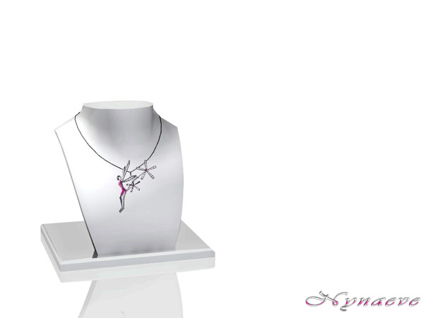 Sims 3 — Feerie Necklace by NynaeveDesign — This delicate looking necklace celebrates the gentle calm of a magical world