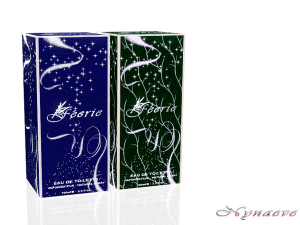 Sims 3 — Feerie Perfume Box by NynaeveDesign — This magical world inspired perfume features violet, a timeless flower
