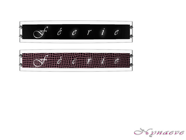Sims 3 — Feerie Banner by NynaeveDesign — A banner for your shop, whether you need signs for inside or out. ** Place it
