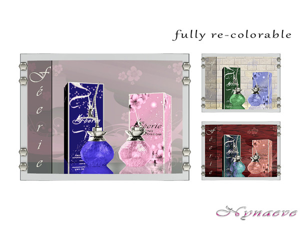 Sims 3 — Feerie Perfumes Poster by NynaeveDesign — Feerie perfumes are a fabulous interpretation of the fusion between