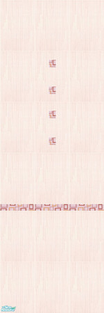 Sims 2 — Melodia Rose Wall 4 by triss — Tiles in light, pastel colours. Perfect to give your Sims' houses a nice, calming