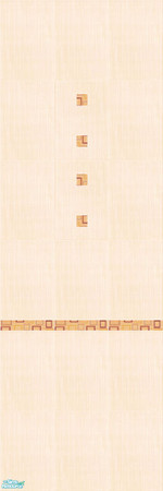 Sims 2 — Melodia Peach Wall 4 by triss — Tiles in light, pastel colours. Perfect to give your Sims' houses a nice,