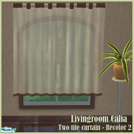 Sims 2 — S2S LivingRoom Calia - Curtain 2tile recolor No.2 by sims2sisters — 