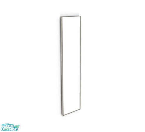 Sims 2 — Solar Bathroom - Mirror by Murano — Simple powder mirror in a thin metalic frame.