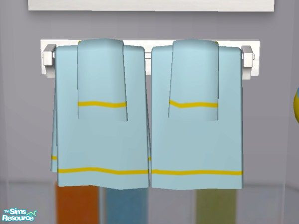 Sims 2 — Vibrant! - Hand Towels by EarthGoddess54 — Part of the Vibrant! bathroom set. Based on and made to match Dagg's