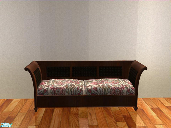 Sims 2 — Potterybarn Diningroom - recolor - Loveseat brown -  red by ShinoKCR — 