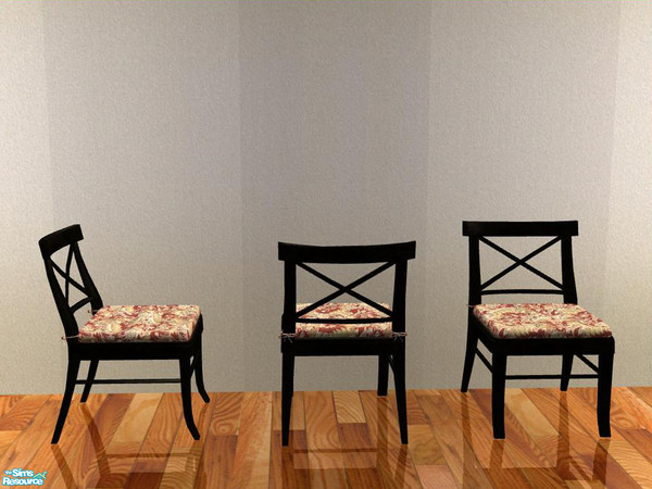 Sims 2 — Potterybarn Diningroom - recolor - Polstery - chair red 2 by ShinoKCR — 