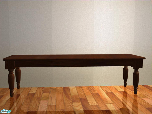Sims 2 — Potterybarn Diningroom - recolor - brown - Diningtable 3 tl. by ShinoKCR — 