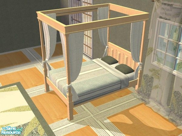 Sims 2 — TC51 Bed Recolor by rpaxton — TC51 recolor of Maxis bed, textures by Ricci2882, recolor by rnpxtn.