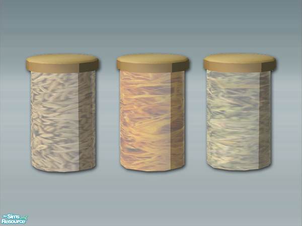 Sims 2 — Lucca Storage Jars - Recol 02 by Shakeshaft — Part of the second recolour set of my Lucca Kitchen, with a coffee