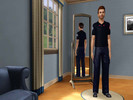 Sims 3 — Chicago Fire Blue Lieutenant Polo  by gianni_lupini — I've realized the blue polo dressed by the lieutenants of