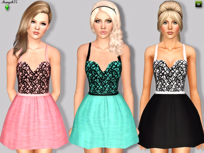 The Sims Resource - Lust For Life Dress
