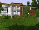 Sims 3 — Modern Mountain Lodge by sambot2172 — Unfurnished 3 bedroom 4-bathroom home for your sims on a beautifully