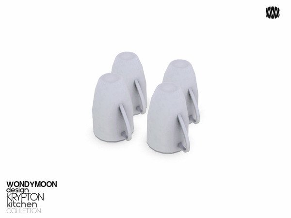 Sims 3 — Krypton Cups by wondymoon — - Krypton Kitchen - Cups - Wondymoon@TSR - Aug'2014