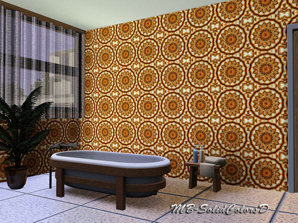 Sims 3 — MB-SolidColorsD by matomibotaki — Geometric pattern with 4 recolorable palettes, to find under - geometric -