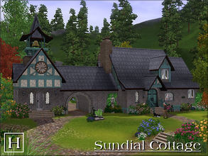 Sims 3 — Sundial Cottage by hatshepsut — A fantastically rural stone built retirement home. Set within beautiful cottage