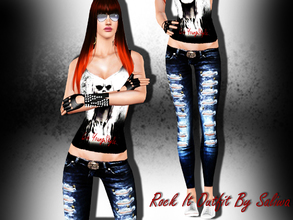 Sims 3 — Rock It Outfit by saliwa — Special Design by Saliwa