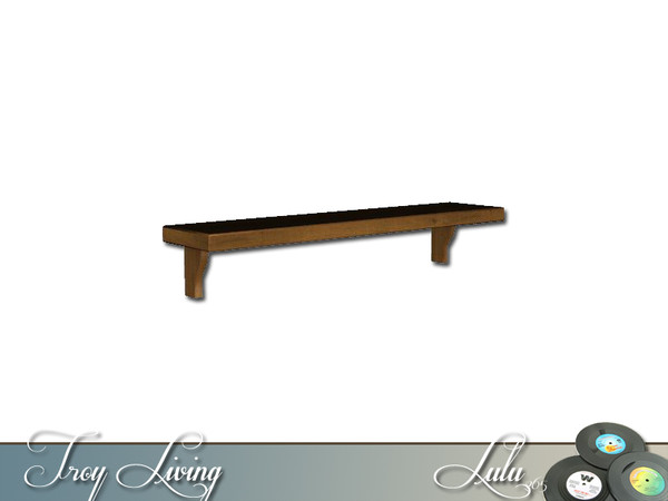 Sims 3 — Troy living Wall Shelf by Lulu265 — part of the Troy Living Set Made by Lulu 265 for TSR