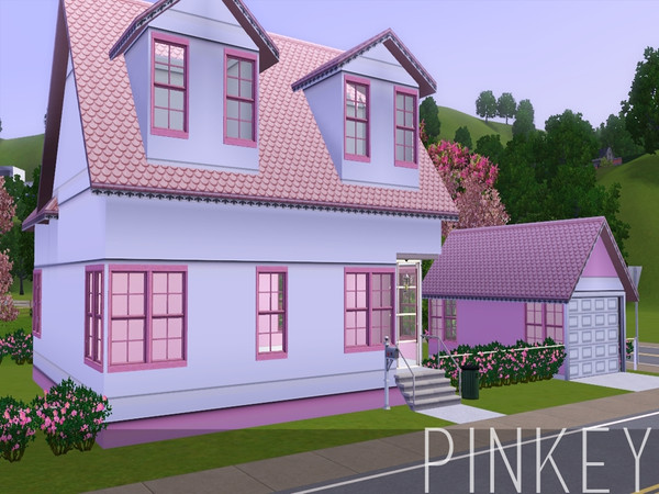 Sims 3 — Pinkey by GraceySims2 — Pinkey is a cute little house for your sims, suitable for a single person or a couple :)
