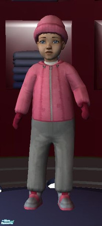 Sims 2 — Pink Outerwear for Females - Toddler by becboobear — Pink recolors of Outerwear for mothers and daughters of all