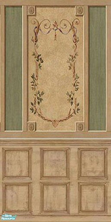 Sims 2 — MCW Paneled Wall Set - MCW 028 by mistresscris — Created by MistressCris.