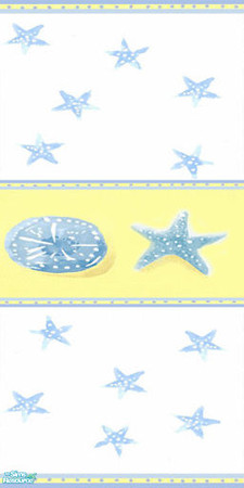 Sims 2 — Wall Blue Starfish Toss by Sheera — Part of my Starfish Toss Walss & Floors Set, hope you'll like it. Enjoy