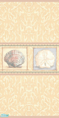 Sims 2 — Wall Beige Coral Shells by Sheera — Part of my Coral Seashell Walls and Floors Set, hope you'll like it. Enjoy !