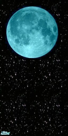 Sims 2 — Atomic Kids Space Room Walls - 14 by stephanie_b. — Blue Planet in Space