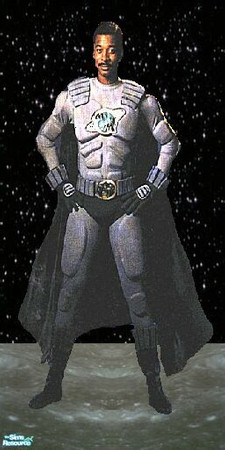 Sims 2 — Atomic Kids Space Room Walls - 8B by stephanie_b. — Meteor Man on the Moon (Space)