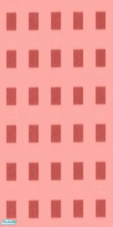 Sims 2 — Atomic Wall Collection (Part 2) - 27 by stephanie_b. — Red Rectangles on Pink Background