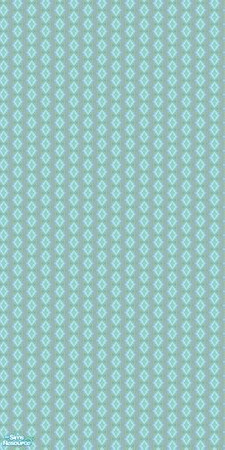 Sims 2 — Atomic Wall Collection (Part 1) - 15 by stephanie_b. — Aqua with Turquoise Diamonds