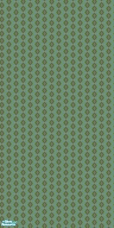 Sims 2 — Atomic Wall Collection (Part 1) - 12 by stephanie_b. — Green with Tan Diamonds