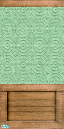 Sims 2 — Engraved Paper paneling - green by Mekhi — Enjoy! :)