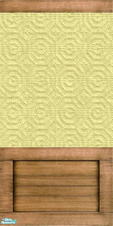 Sims 2 — Engraved Paper paneling - yellow  by Mekhi — Enjoy! :)